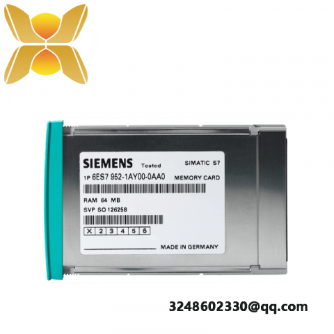 SIEMENS 6ES7952-1AM00-0AA0 RAM MEMORY CARD: Efficient Storage Solution for S7-400 Controllers