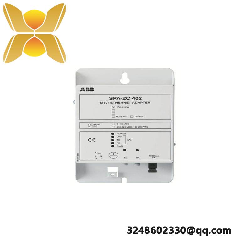 abb_spa-zc_400_ethernet_adapter.jpg ABB SPA-ZC400 Ethernet Adapter, Advanced Industrial Networking Solution