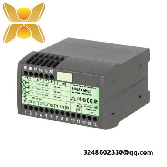 gmc_sineax_m563_analog_out_1.jpg GMC SINEAX M563 Analog Output Module, Precision Control Solutions