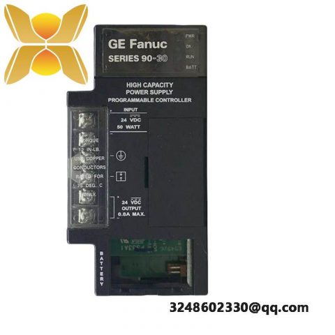 GE IC693PWR331 - High Capacity Power Supply Module, Optimized for Industry 4.0 Applications