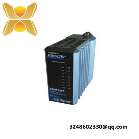 Invensys Foxboro FBM207C P0917GY Input Module: Precision Control for Industrial Automation