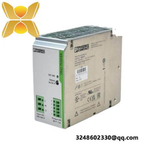 Phoenix Contact Power Supply TRIO-PS/1AC/48DC/5 - High Efficiency for Industry Control Solutions, 2866491
