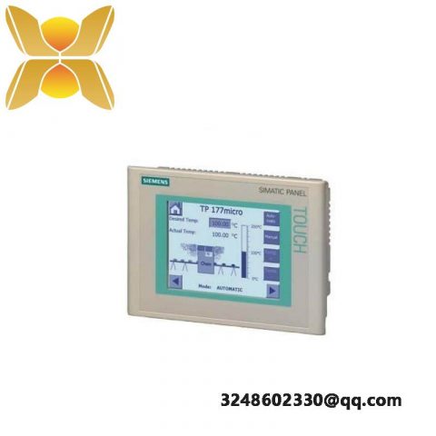 SIEMENS SIMATIC Touch Panel TP 177MICRO, 6AV6640-0CA11-0AX1, for S7-200, Blue Mode, STN Display, Configurable with WinCC Flexible