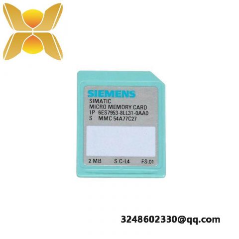 SIEMENS 6ES7953-8LL31-0AA0 Micro Memory Card for S7-300/C7/ET 200, Nflash, 64 KB