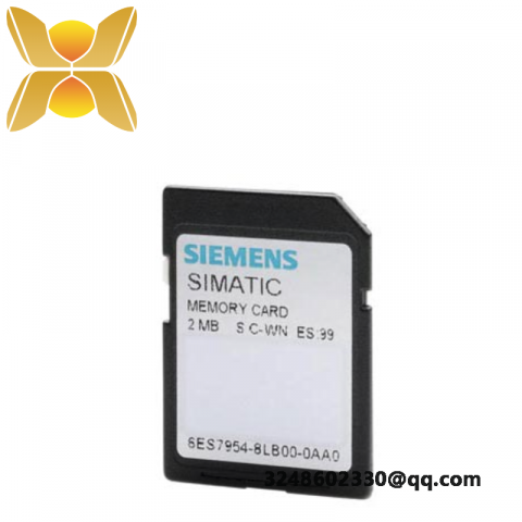 SIEMENS 6ES7954-8LB00-0AA0 Memory Card: Industrial Control, High Performance, Compact Design