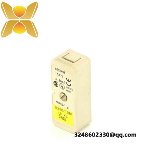 SIEMENS 6ES5498-1AA71 Analog Input SubModule for Industrial Control Systems