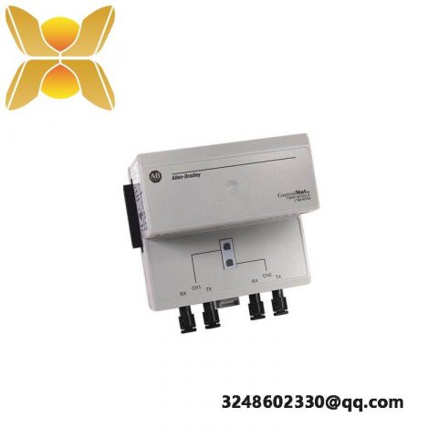 Allen-Bradley 1786-RPFM Dual Fiber Optic Channel, ControlNet, Industrial Automation