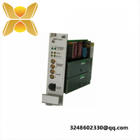 EMERSON MMS6312 Motor Monitoring Module, High-Performance Sensor Technology