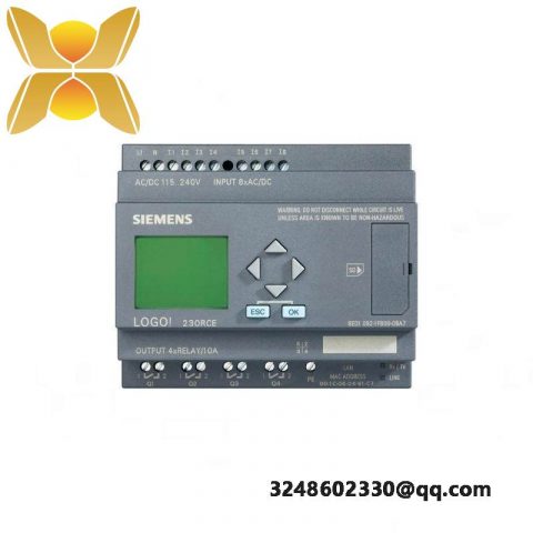 SIEMENS 6ED1052-1MD00-0BA7: 12/24VDC Logic Module Display, Compact Automation Solution