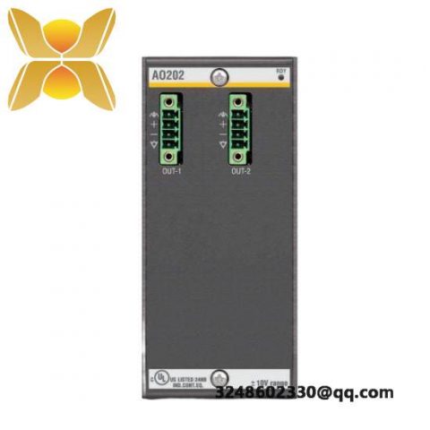Bachmann AO202 Analog Output Module - Precise Control Solutions for Industrial Applications