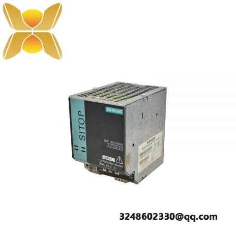 SIEMENS 6EP1334-3BA00 High-Performance Industrial Power Supply