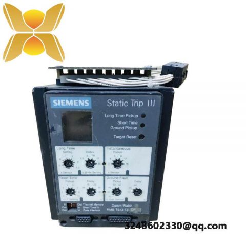 SIEMENS RMS-TSIG-TZ Static Trip - Advanced Control Module, High Performance & Reliability