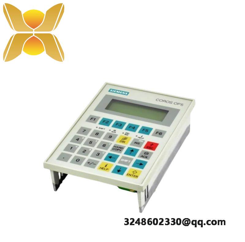 coros_op5_6av3505-1fb01_siemens_operator_panel.jpg SIEMENS COROS OP5 6AV3505-1FB01 OPERATOR PANEL: Industry-Leading Control and Monitoring Solution